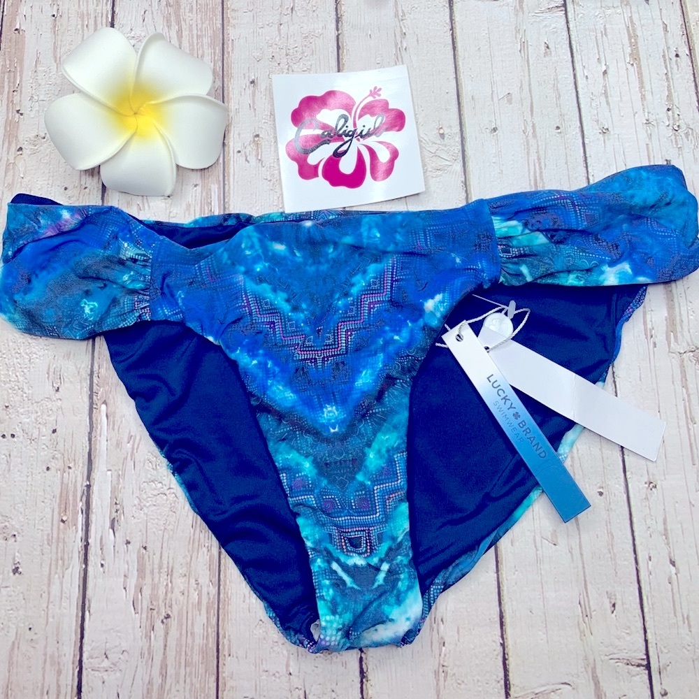 Lucky Geometric Bikini Bottoms,size small